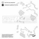 First Line Turbo Hose  - FTH1386 fits GM Vectra 1.9D 16V 05-08