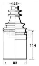 Borg & Beck Cv Joint Boot Kit  - BCB2915 fits Renault, Vauxhall