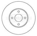 Borg & Beck Brake Disc Pair  - BBD5237 fits Ford Fiesta 2.0 ST150 05-08