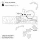 First Line Turbo Hose  - FTH1377 fits GM 1.7D Y17DT 98-04