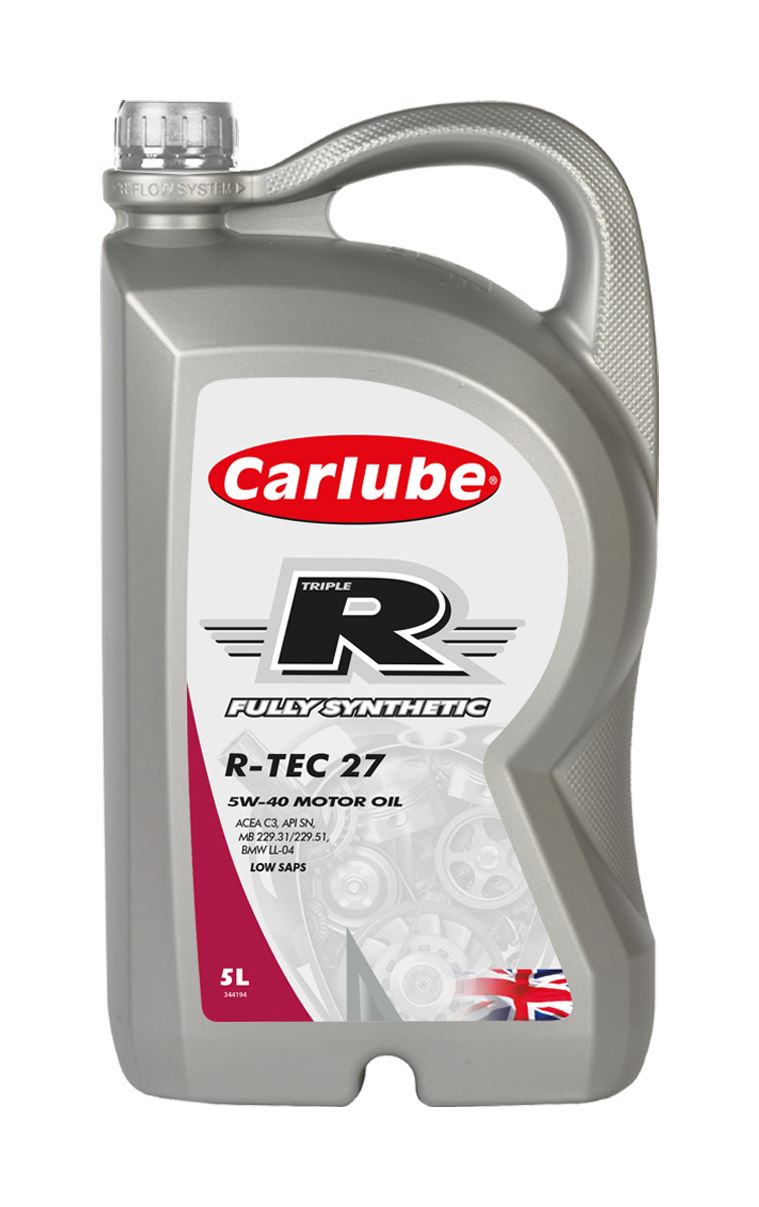 Carlube Triple R R-TEC 27 5W40 Fully Synthetic Oil - 5L