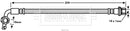 Borg & Beck Brake Hose Part No -BBH7539