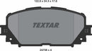 Daihatsu Toyota, Brake Pad Set - Textar 2470801