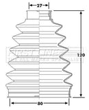 First Line Cv Joint Boot Kit Part No -FCB6230