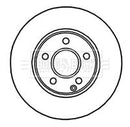 Borg & Beck Brake Disc Pair  - BBD4721 fits Mercedes C Class 200CDi 07-