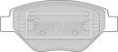 Borg & Beck Front Brake Pad Set - BBP1851 fits Renault Megane 1.4 02-