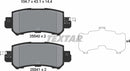 Mazda, Brake Pad Set - Textar 2554001
