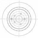 Borg & Beck Brake Disc Single  - BBD6094S fits Infiniti FX30,37,50 10/09-