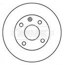 Borg & Beck Brake Disc Pair  - BBD4435 fits Daewoo Tacuma 00-