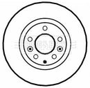 Borg & Beck Brake Disc Pair  - BBD5223 fits Mazda RX-8 Std Suspension 03-