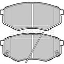 Borg & Beck Front Brake Pad Set - BBP2368 fits Hyundai ix20 (JC) 09/10-
