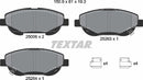 Textar Brake Pad Set - 2500601