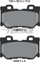 Textar Brake Pad Set - 2499501