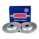 Borg & Beck Brake Disc Pair  - BBD4238 fits Ford Mondeo.jag/daimler. 00-