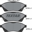 Textar Brake Pad Set - 2475001