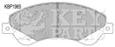 Key Parts Brake Pad Set - KBP1965 fits Ford Transit 06- FWD