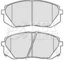 Key Parts Brake Pad Set - KBP2081 fits Kia Carens III 06-