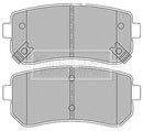 Borg & Beck Rear Brake Pad Set -BBP2424