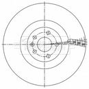 Borg & Beck Brake Disc Single  - BBD6210S fits XC90 II 19 06/15-