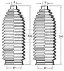 Borg & Beck Steering Gaiter Kit Part No -BSG3242