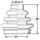 First Line Cv Joint Boot Kit  - FCB6189 fits VAG Octavia