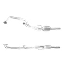 BM Cats Approved Petrol Catalytic Converter - BM91404H with Fitting Kit - FK91404 fits Vauxhall