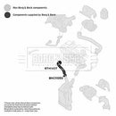 Borg & Beck Turbo Hose Part No -BTH1437