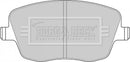 Borg & Beck Front Brake Pad Set - BBP1825 fits Seat Ibiza 1.9TDi 02-