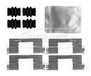 Borg & Beck Fitting Kit -  Pads  -  BBK1577 fits MB Citan(415)15,16HH1 11/12-