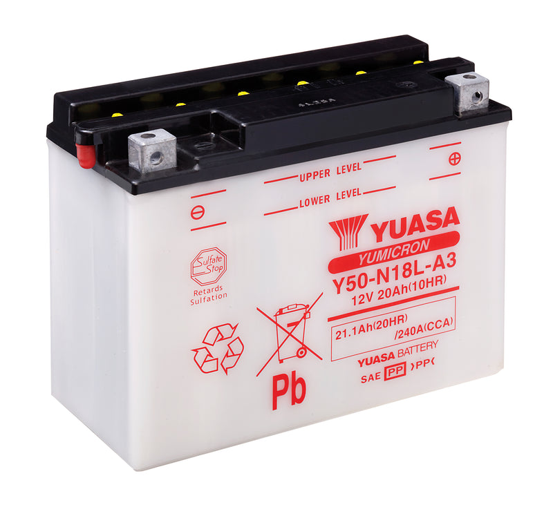 Y50-N18L-A3 (DC) 12V Yuasa YuMicron Battery (5470974607513)