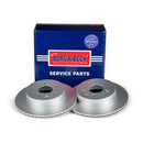 Borg & Beck Brake Disc Pair  - BBD4368 fits Nissan X-Trail 01-