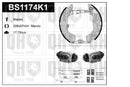 Quinton Hazell Mando Brake Shoe Kit  -BS1174K1