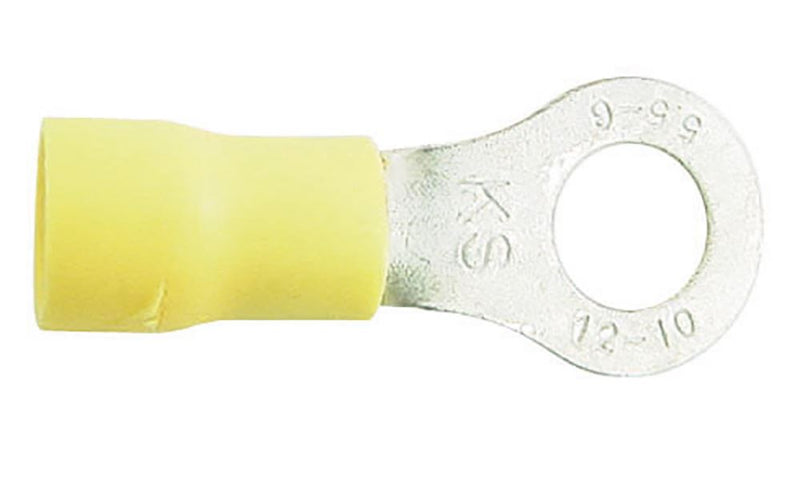 Pearl PWN304 Wiring Connectors - Yellow - Ring - 6Mm - Pack of 2