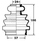 Borg & Beck Cv Joint Boot Kit Part No -BCB2716