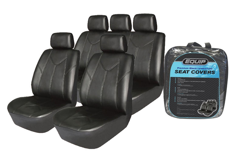 Equip Premium Leatherette Seat Cover Set
