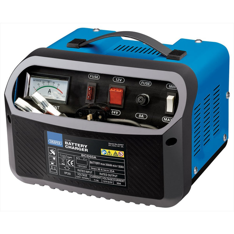 12/24V Battery Charger, 25 - 30A