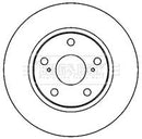 Borg & Beck Brake Disc Pair  - BBD5183 fits Toyota RAV-4 III 02/06-