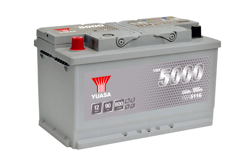 Yuasa YBX5116 Silver High Performance SMF Battery - 5 Year Warranty