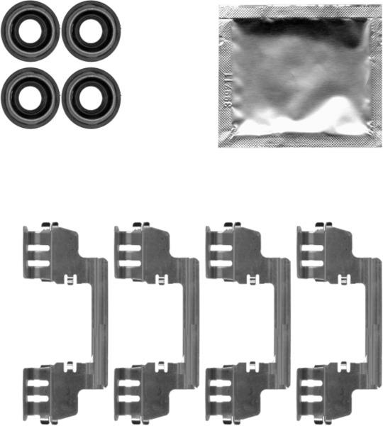 Textar Brake Pad Fitting Kit - 82513600