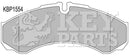 Key Parts Brake Pad Set - KBP1554 fits Iveco Daily 96-