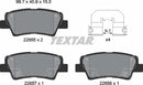Textar Brake Pad Set - 2265501