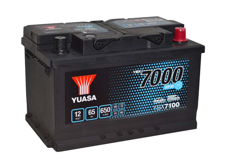 Yuasa YBX7100 EFB Start Stop Plus Battery - 3 Year Warranty