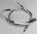 Borg & Beck Brake Cable - Rear -BKB6009