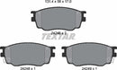 Mazda, Brake Pad Set - Textar 2424601