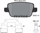 Ford Land Rover Volvo, Brake Pad Set - Textar 2453702