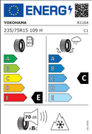 Yokohama 235 75 15 109H Geolandar A/T G015 tyre