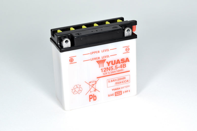 12N5.5-4B (DC) 12V Yuasa Conventional Battery (5470965956761)