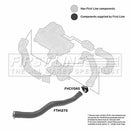 First Line Turbo Hose  - FTH1275 fits Dacia Sandero 1.5 DCi 08-