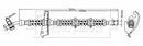 Borg & Beck Brake Hose Part No -BBH6802