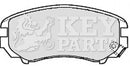 Key Parts Brake Pad Set - KBP1884 fits Kia Soul 02/09-